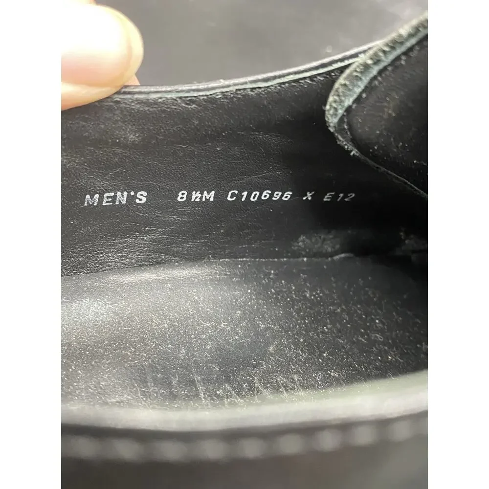 Cole Haan Men 8.5 M Air Stylar Split Ox Black Leather NikeAir C10696 Dress Shoe